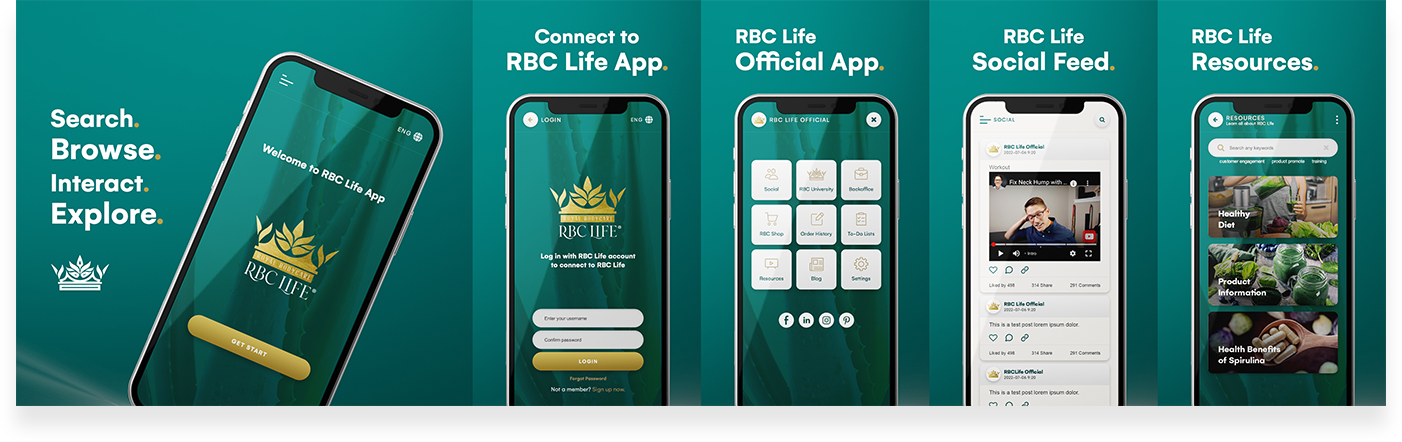RBC Life App display on iPhone