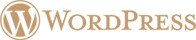 Brown WordPress icon